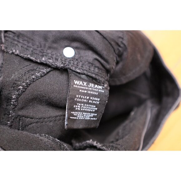 Wax Jean “Butt, I Love You” Black Skinny Jeans | Stretch Jeggings | Size 0 - Picture 6 of 7
